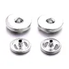 CLASPS HOOKS METAL 12mm 18mm Snap Button Base Base Knappar för att göra DIY Snaps Armband Halsbandsmycken Drop Leverans Fyndkomponenter DH3ZL