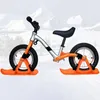 Släde vinter snö släde cykelskidsskidåkning skidsläde Sport Toboggan Orange 230922