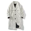 Wolmix herenwollen jas, slim fit, zakelijke lange jas met enkele rij knopen, overjas 230923