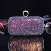 Akşam çantaları akşam pembe debriyaj çantası kadın bling payetler çanta moda tasarımcısı lüks telefon çantası crossbody küçük tasarımcı çanta 230923