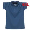 Men's Polos Mens Polo Shirt Big Size Men Summer Shirts Short Sleeve Casual Fashion Solid Color Plus 5XL 6XL Tops High Quality