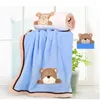 Sleeping Bags Baby Bath Blankets Designer Blue Bear born Swaddle Blanket Stroller Infant Wrap Blanket Babi Cover Swaddle Diaper Super Soft 230923