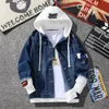 Vestes pour hommes Hip Hop hommes à capuche Jean vestes mâle vêtements d'extérieur décontractés automne hiver mode Slim Fit manteau hommes Denim veste Streetwear 230922