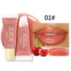 Nuovo olio per labbra alla frutta 6 colori specchio gelatina lucidalabbra idratante acqua lucido rossetto liquido impermeabile duraturo tinta rossa labbra trucco cosmetici