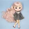 人形ICY DBS BLYTH DOLL 16 BJD TOY天然肌の光沢のある顔短い髪の白い肌タン肌のジョイントボディ30cm女の子ギフトアニメガールズ230922