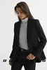 Kadın Suits 2024 Fransız banliyö küçük takım elbise profesyonel mizaç yüksek duyu üstü