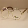 Lunettes de soleil en bois de paon entier pour femmes ou hommes, rondes en métal doré, verres originaux de haute qualité, Diamond2292