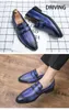 Scarpe per abiti da uomo più recenti Slip on Fashion Leather Men moca