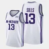 Kansas K-State Wildcats NCAA Basketball Jersey Carter Mike McGuirl Ezeagu Linguard Markquis Nowell Nijel Pack Mark Smith Ismael Massoud Selton Miguel Luke Kasubke