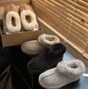 Chaussures décontractées Pantoufles Designer Mini Bottes à Plateforme Femmes Tazz Tasman Pantoufles en Daim Bottes de Neige pour Femmes Chaussures d'hiver en Laine Chaudes en Cuir EUR 40