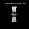 Glass Adaptor Drop Down 14mm 18mm Male to Male Female - Oil Rig & Bong Accessories - Durable & Easy to Clean - Universal Fit
