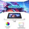 グラフィックタブレットペンUGEE U1200デジタルタブレットモニター12 '' FHDスクリーングラフィックタブレットスタイラス127％SRGB 5080LPI FOT ANDROID/IOS L230923