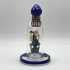 Hight Quality Borosilicate 7.7Im Glass Water Pipe Mushroom Perc Dab Rig Indian Colors rökrör