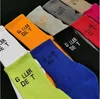 mens Cotton socks For Men And Women Pair Classic Alphabet Breathable Socks Mixed With Football Basketball Sports Socks