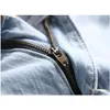 Men'S Jeans Mens Light Color Slim Fit Hole High Street Blue Non-Elastic Casual Fashion Urban Stretwear Drop Delivery Apparel Clothing Dhpi7