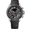 Montre-bracelet pour hommes 1513087 Driver Sport, bracelet en cuir noir, chronographe, 225M