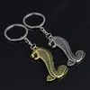 Porte-clés Double face Mustang voiture métal porte-clés porte-clés chaîne pendentif pour véhicule publicitaire accessoires personnalisés 1792
