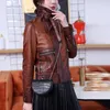 Women's Leather 2023 Fashion Female Jackets Spring Autumn Real Sheepskin Jacket Women Motorcycle Coats Mujer Chaqu