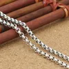 Chokers Unibabe Pure Silver 3mm Thick Cross O Link Chain S925 Necklace Sweater Chain Sterling 925 Silver Jewelry 230923