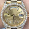 Orologio con movimento automatico QC 2023 da 40 mm President DayDate 228238 Oro giallo 18 carati con anse con diamanti Diamond Bezel243b