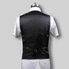 Men's Vests High Quality Slimming Vest Summer Spring Men Casual Suits V-Neck 5 Button Mens Waistcoat Splice Dress Formal Wedding S