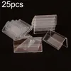 Frames 25Pcs 4x2cm Acrylic Shelf Label Holder Price Tags Premium Plastic Transparent Tag With Card L Type 230923