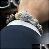 Braccialetti con ciondoli Mcllroy Occhio di tigre Pietra Bracciale Uomo Donna Lusso Drago Chiusura Perline fatte a mano Gioielli di moda Regalo Uomo 2022 Fascino Dr Dhleg