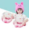 Dockor 45 cm Simulering Reborn Doll Born Toddler Soft Vinyl Sleeping Baby Gifts 230922