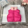 Calore autunnale per bambini Gilet in piumino Collo alto Gilet per ragazzi e ragazze Taglia 100-160 CM Giacca senza maniche comoda e calda Sep20