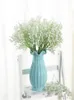 Flores decorativas Gypsophila flor artificial ramo de novia aliento del bebé planta de seda falsa para la decoración de la boda del hogar