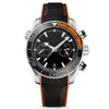 OMG Diving Watches 43 5mm أوتوماتيكي ميكانيكي الأزياء المألوف للرجال ساعة مقاومة للماء 600 حزام مصنع ساعة Wristwatch Whole3003