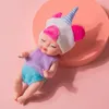 Dolls 8pcs Kawaii Simulation Rebirth Cute Sleeping Baby Bjd Mini Babies Series Toys Kids Birthday Gift 230922