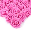 Juldekorationer 102030st Artificial Pe Foam Rose 7cm Flowers Bridal Bouquets For Home Flower Wedding Scrapbooking DIY 230923