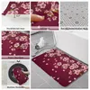 Carpets Plum Blossom Petal Branch Flowers Anti-slip Bath Carpet Bathroom Kitchen Bedroon Floor Mats Indoor Soft Entrance Doormat