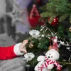 Ljushållare 10 datorer julprydnadshållare för trädklipp Xmas ljusstake klämmor parti järnpinnar härliga ljusstakar