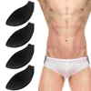 Underbyxor 4 st PCS Men's Panty Liner Shaper Bulge Enhancer Pad Pumpar Förstoringskoppkuddar svamp man