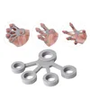 Empuñaduras de mano 1 Uds expansor de mano de silicona pinza de dedo entrenador entrenador bandas de resistencia agarre de mano Yoga ejercicio de muñeca Fitness 230922