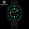 Wristwatches Steeldive SD1970 White Date Background 200M Wateproof NH35 6105 Turtle Automatic Dive Diver Watch 230113309q