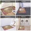 Carpets Victorian Angel Front Door Mat Anti-Slip Absorbent Boucher Rococo Renaissance Doormat Floor Bath Entrance Rug Carpet Footpad