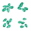 Lustre en cristal 38mm / 50mm / 6m / 76mm pièces de zircon vert perles d'amande éclairage pendentif prisme suspendu livraison directe lumières accessoires Dhvzg