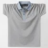 Polo da uomo Polo da uomo per 140 kg di grasso uomo grande e alto Camicie estive Moda casual Camisa Masculina Plus Size 5XL 6XL