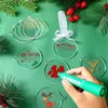 Keychains 30st Acrylic Round Disc Blank With Lace Ribbon Circles Clear Ornaments Blanks Diy Holiday Tags Craft Projects