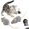 Jouets pour chats 8 couleurs Télécommande sans fil Rc Simation Souris Jouet Souris Rat électronique pour chaton Nouveauté Drop Livraison Maison Jardin Pet S Dhtlj