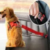 Dog Carrier Adjustable Pet Safety Belt Clip Car Seat Cat Harness With Lead Leash Travel Belts Products Accessories