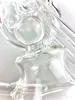 Pipes en verre Clear Swiss Recycler Rigler avec 2 boules en verre 14 mm Joint Bienvenue pour passer la commande