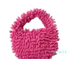 Designer herfst/winter pluche draagtas snoepkleur schattige mode marshmallow clutch