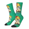 Men's Socks Fashion Candy Dress Unisex Warm Breathbale 3D Print Cartoon Anime Tv Crew