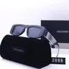 Topp Luxury Cat Eye Solglasögon Polaroid Lens Designer Kvinnor Mens Adumbral Goggle Senior Eyewear For Eyeglasses Frame Vintage Metal Sun Glasses With Box Qi Ling 3008