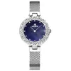 Diamond Goddess Luminous Quartz Womens Watch Mesh Belt Wear Resistant Ladies Wrist Watches Nature Beauty321M