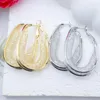 Hoop Earrings Hollow Zircon For Women Fashion Ladies Fine Geometric Temperament Ear Nails Cute Jewelry Party Wedding Eardrop